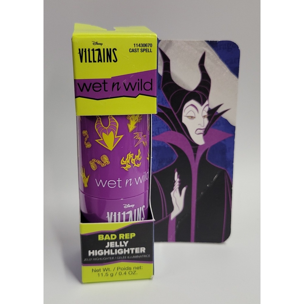 Wet n Wild Disney Villains Maleficent Bad Rep Jelly Highlighter Cast Spell New